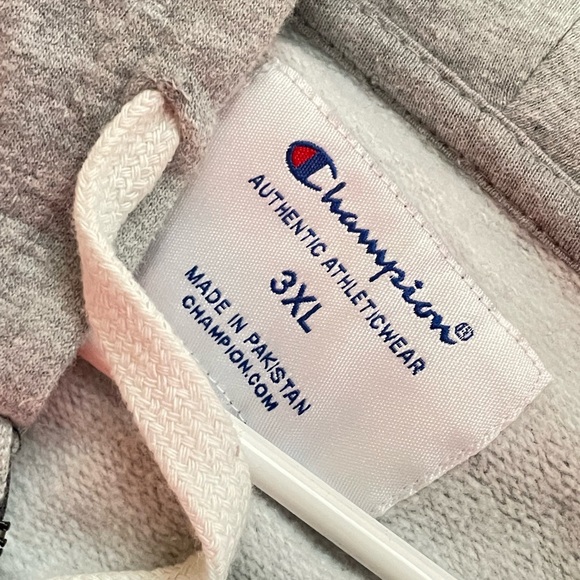 Champion long sleeve zip up sweater 4xl - Picture 2 of 2